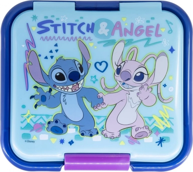 Pudełko śniadaniowe Stitch z trzema przegródkami