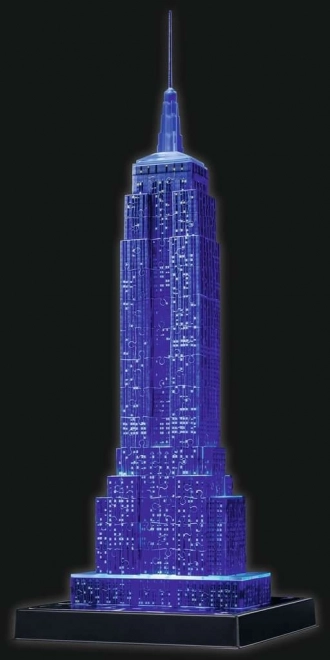 RAVENSBURGER Świecąca 3D układanka Edycja Nocna Empire State Building 216 elementów