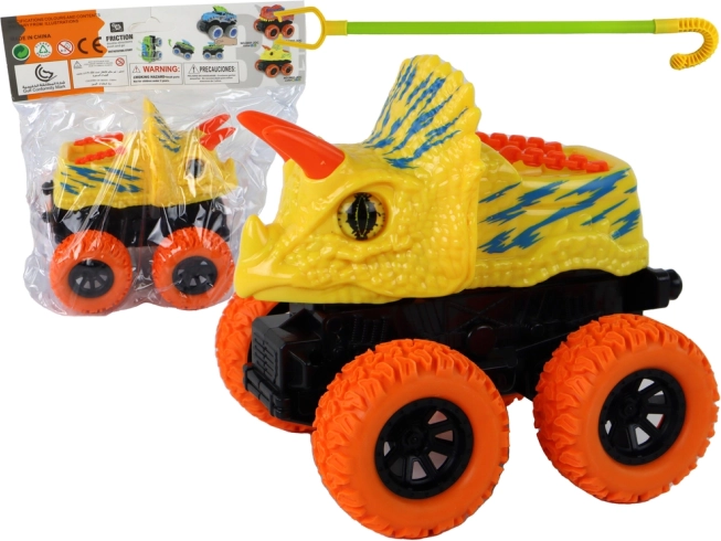 Zabawka terenowy pojazd Triceratops z gumowymi kołami
