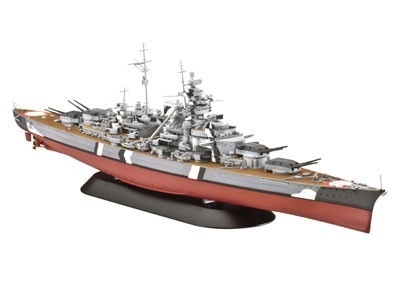 Plastikowy model okrętu wojennego Bismarck