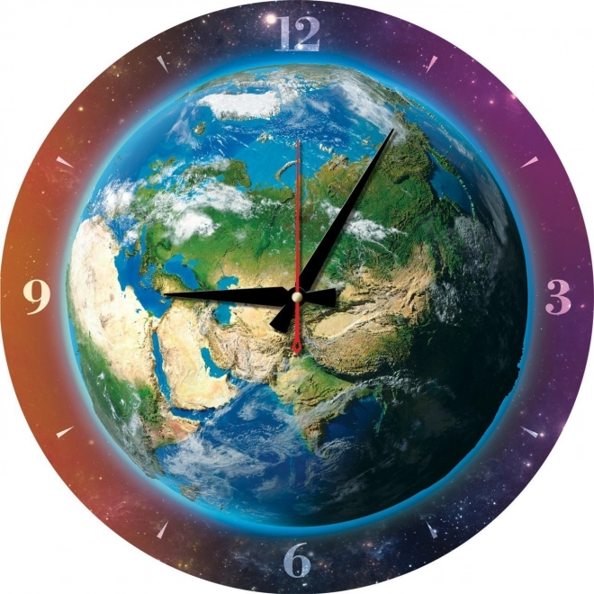 ART PUZZLE Puzzle zegar Świat 570 elementów (w tym ramka)