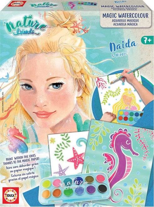 Educa Nature Friends magiczne malowanie wodą – kreatywny zestaw