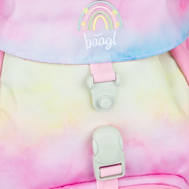 BAAGL Zaklęty plecak szkolny Airy Rainbow Unicorn