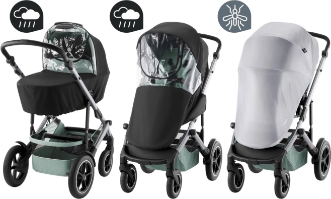 Zestaw przeciwdeszczowy + moskitiera do Smile 5Z, Weather Kit