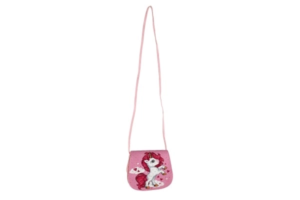 Torebka/Jednorożec torba z kamykami plastik 4 kolory w woreczku 17x15x3cm