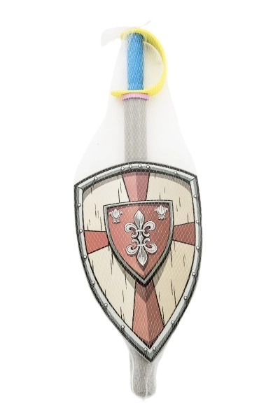 Miecz z tarczą piankowy 75cm w siatce