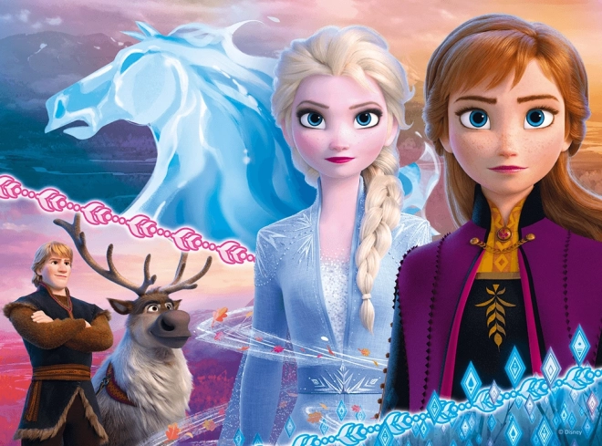 Puzzle 30 kawałków - Odwaga sióstr - Disney Kraina Lodu 2