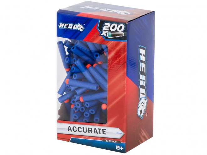 Zapasowe naboje kompatybilne z NERF 7,2cm BOX 200szt.