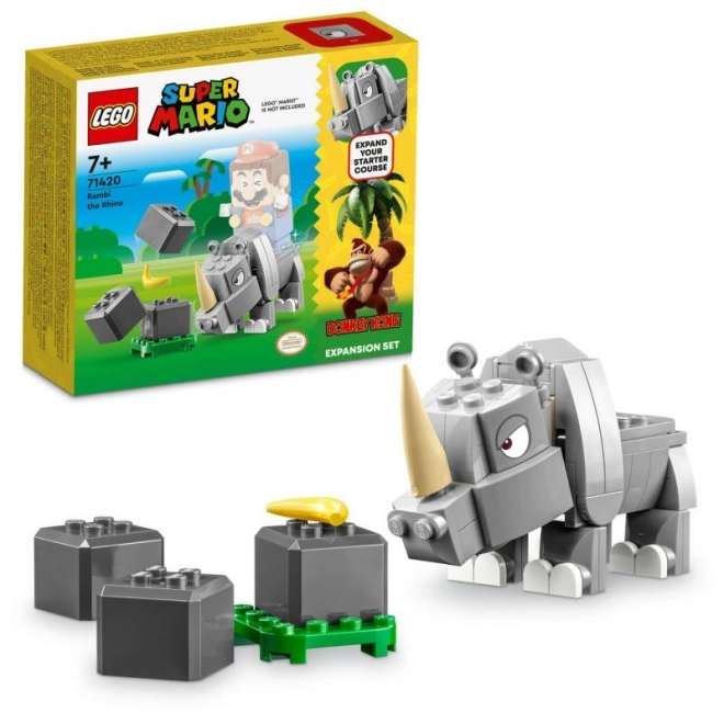 Nosorożec Rambi - Zestaw rozszerzający LEGO Super Mario