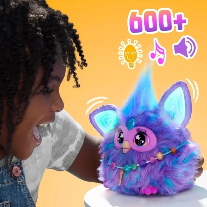 Interaktywny fioletowy maskot Furby 2.0