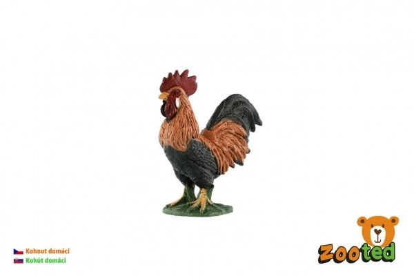Plastowa figurka koguta 5cm