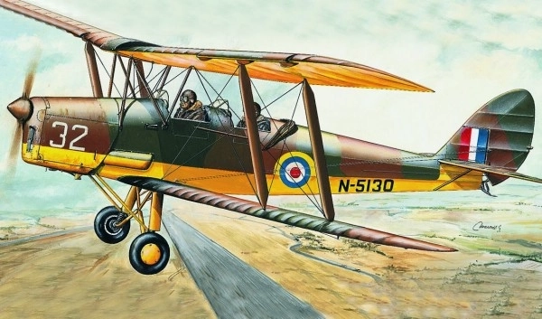 Model samolotu D.H.82 Tiger Moth