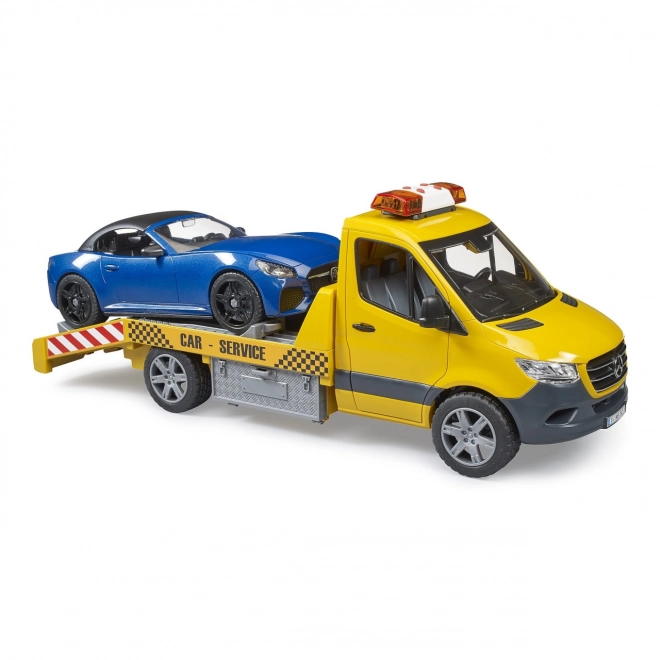 Bruder Holownik MB Sprinter z samochodem sportowym