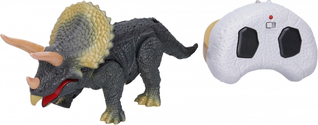 Dinozaur Triceratops na zdalne sterowanie 24 cm