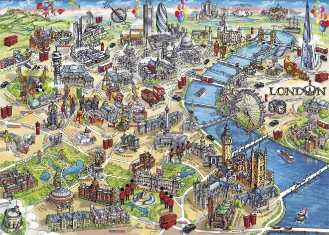 Puzzle londyńskie zabytki 1000 elementów
