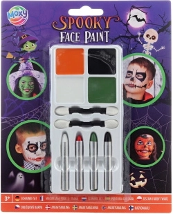 Moxy malowanie twarzy – straszny Halloween