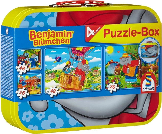 Schmidt puzzle Benjamin Kvítek 4w1 w metalowej walizeczce