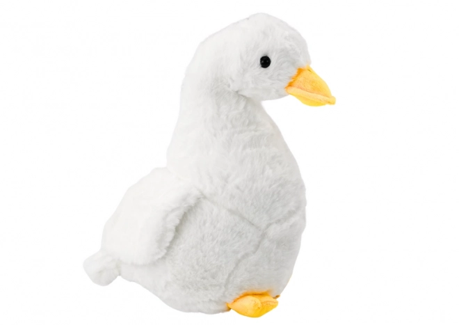 Biała pluszowa gęś zabawka 30 cm
