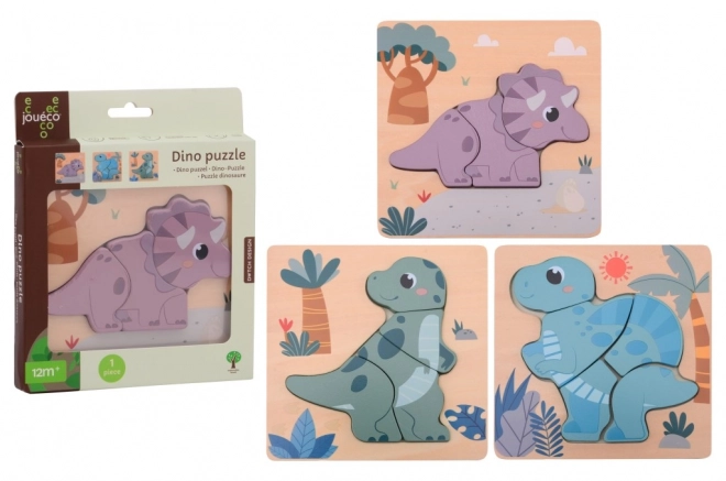 Drewniane puzzle Dino Jouéc