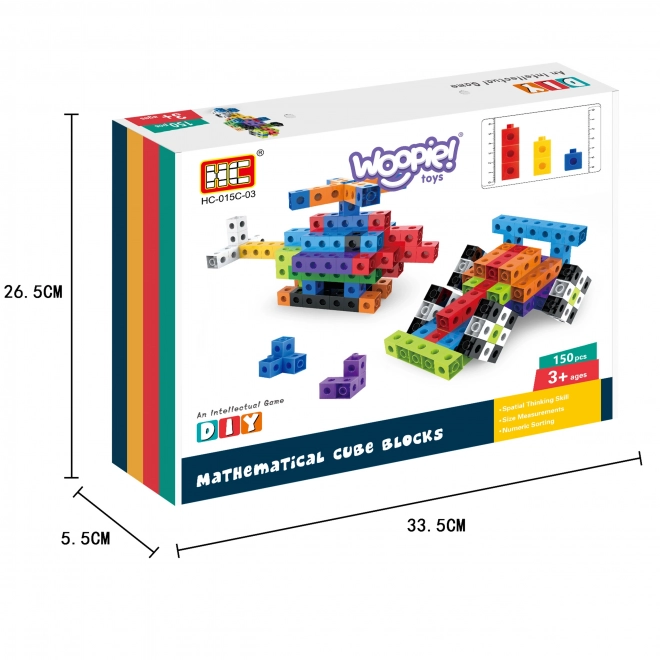 Woopie klocki konstrukcyjne 3D 150 elementów