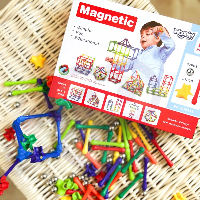 Magnetyczna układanka Woopie 110 elementów