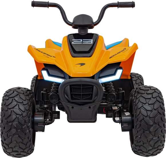 Dziecięcy elektryczny quad MCLAREN Racing, pomarańczowy, z pilotem