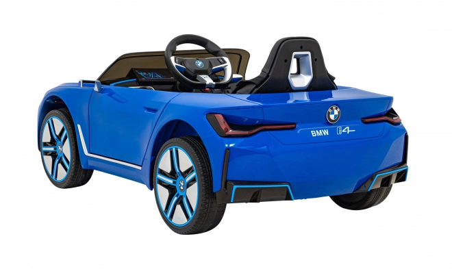 Samochód dziecięcy na baterię BMW i4 – Niebieskie