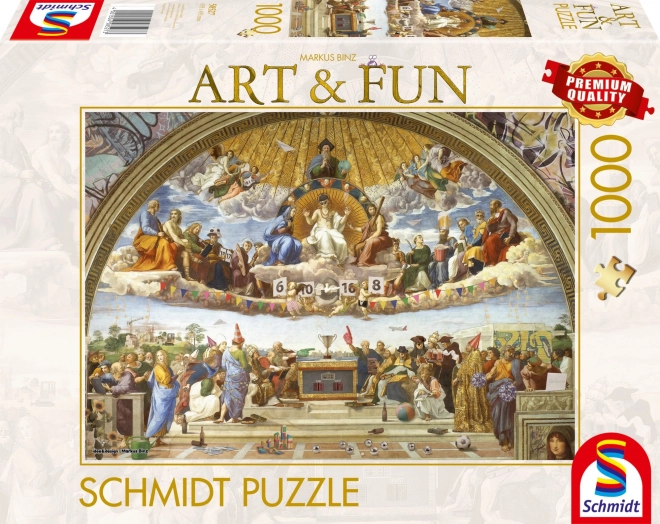Puzzle Schmidt Art&Fun Dysputa o Świętości ołtarzowej 1000 elementów