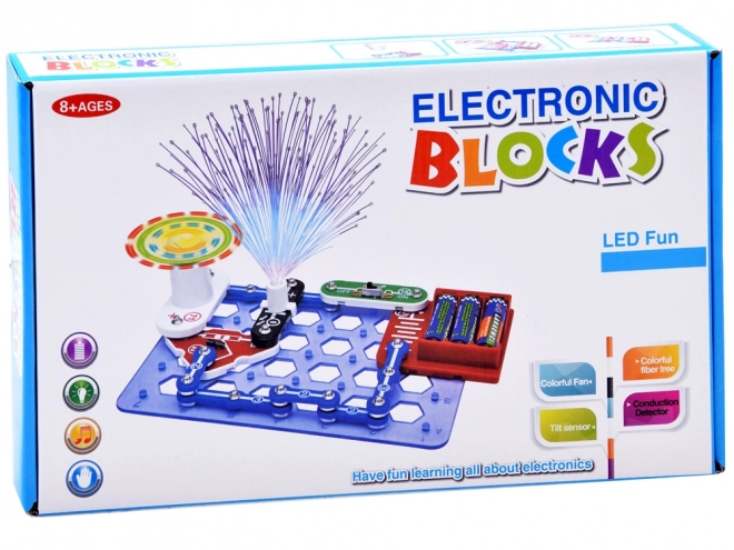 Edukacyjny zestaw świetlny dla małych elektroników