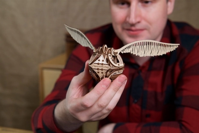 Ugears 3D drewniane mechaniczne puzzle Złotka, Harry Potter