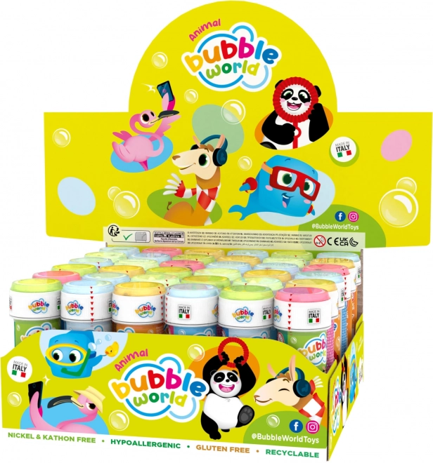 Bańki mydlane zwierzęta 60 ml
