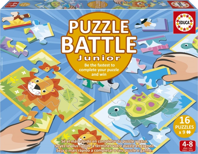 Educa puzzle bitwa Zwierzątka 16×9 elementów