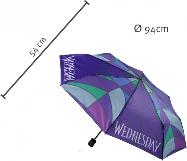 Składany parasol z motywem Wednesday