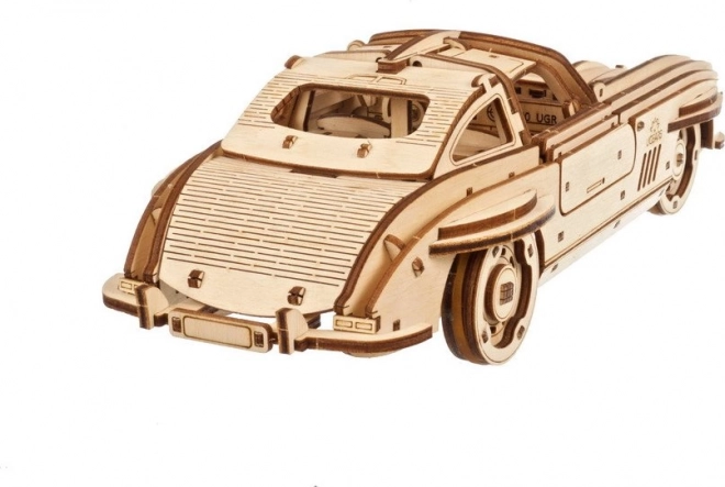 Ugears 3D drewniane mechaniczne puzzle Auto Winged Sports Coupe