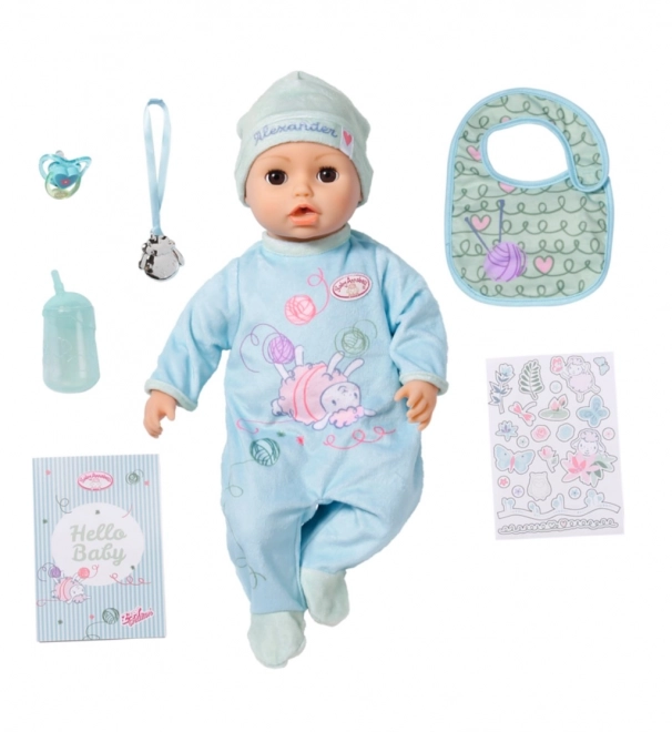 Baby Annabell Interaktywny Alexander, 43 cm