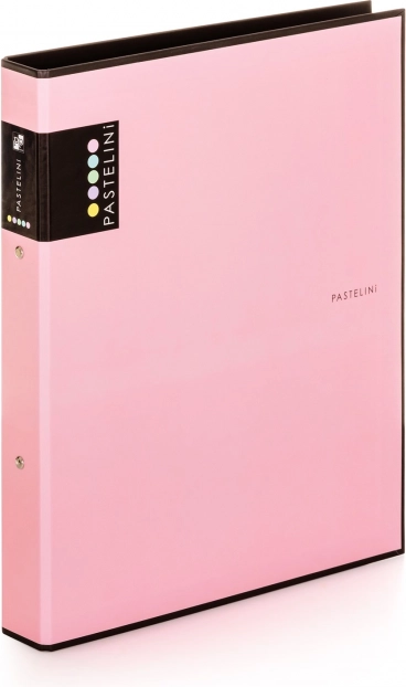 Segregator A4 laminowany 2‑ringowy Pastelini Różowy