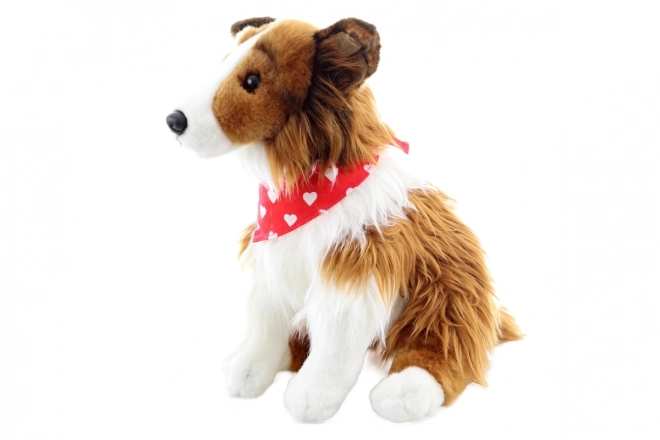 Plusz Długowłosy collie z szalikiem 26 cm ECO-PRZYJAZNY