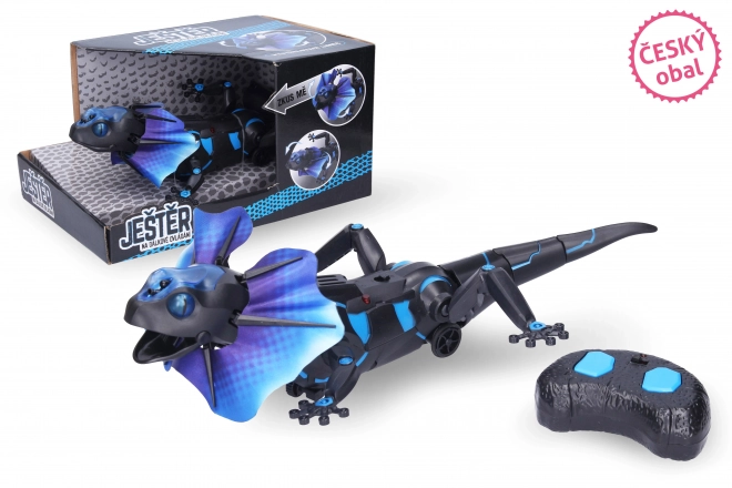 RC jaszczurka z kołnierzem 41 cm