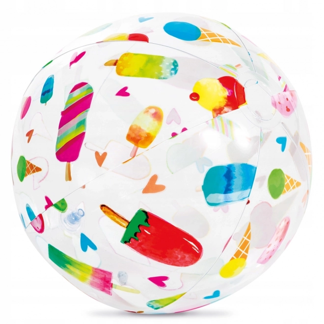 Piłka dmuchana z wzorami - 51 cm