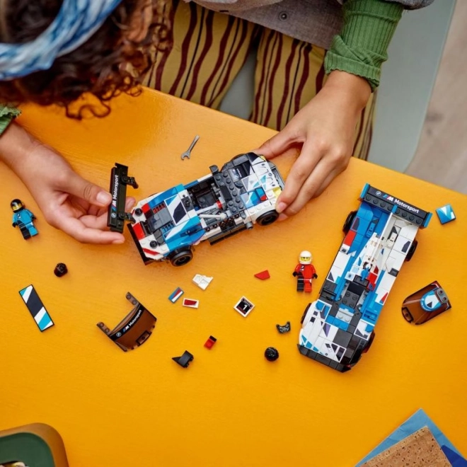 LEGO Speed Champions 76922 Wyścigowe samochody BMW M4 GT3 i BMW M Hybrid V8