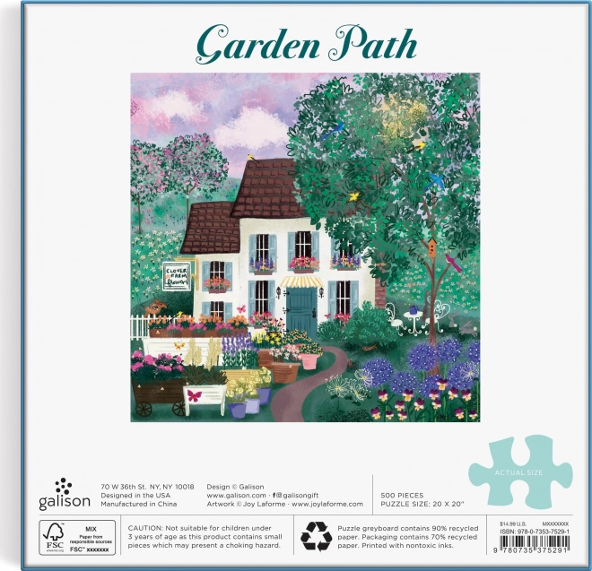 Galison puzzle Ścieżka ogrodowa 500 elementów