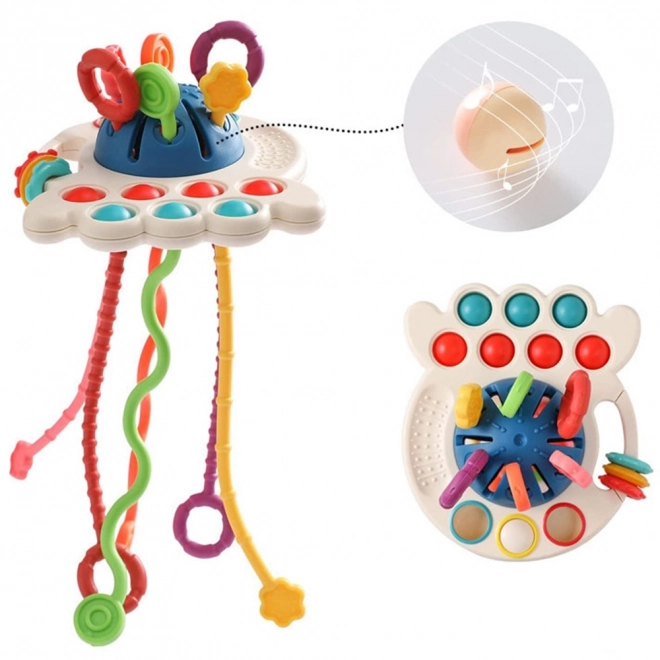 Montessori sensoryczna zabawka gryzak dla dzieci od 0 lat