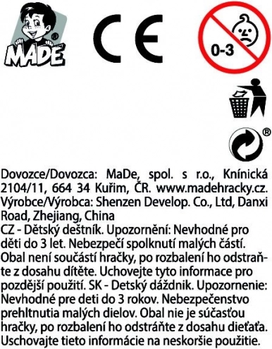 Dziecięcy parasol z motywami aut
