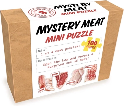 Mini puzzle niespodzianka Mięso 100 elementów