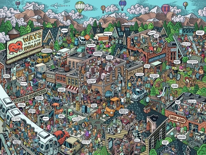 Ravensburger puzzle Akty dobroci 750 elementów
