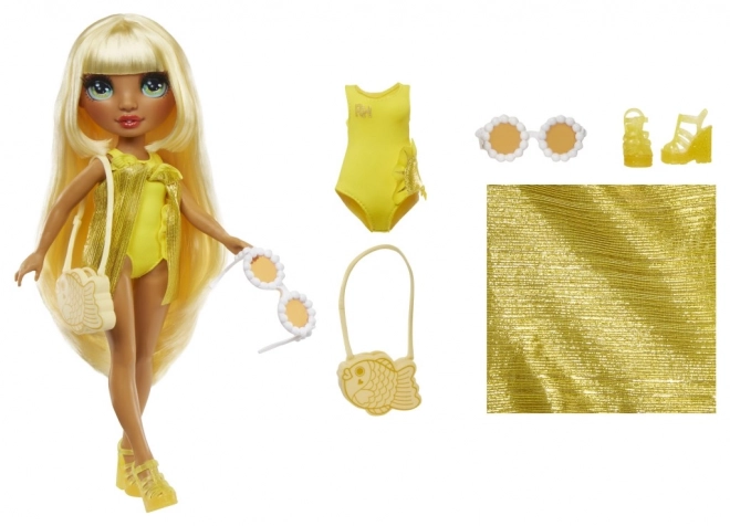 Rainbow High modna lalka Swim Style Sunny Yellow