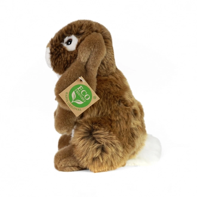 Pluszowy królik brązowy stojący 18 cm ECO-FRIENDLY