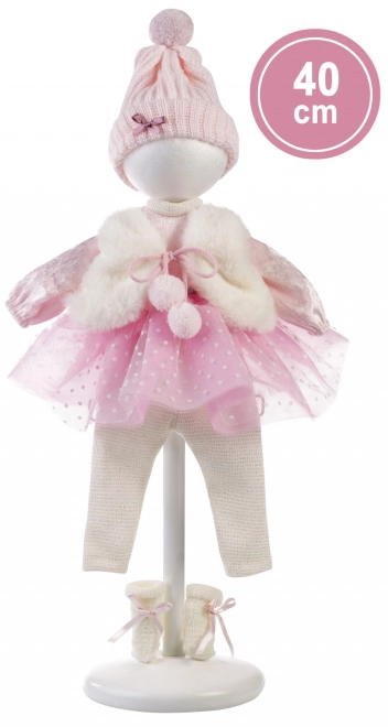 Llorens 540C CARLA - realistyczna lalka z miękkim materiałowym ciałem - 40 cm