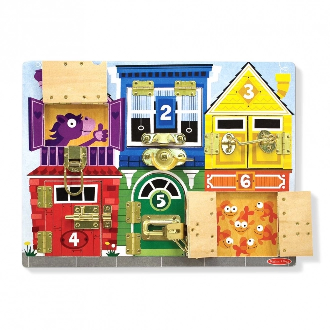 Zamki i tablica bezpieczeństwa Melissa and Doug
