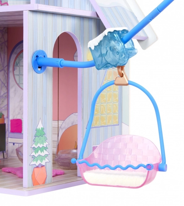 Drewniany domek dla lalek L.O.L. Surprise Winter Cottage